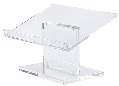 Clear Tabletop Lectern Includes Tools for Easy Assembly