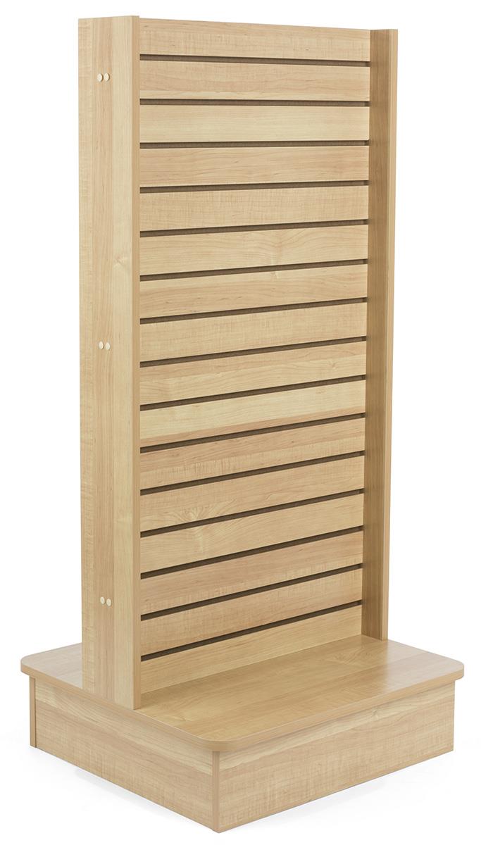 Slatwall Panel Kiosk with Double Sided Design