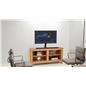 49-inch wooden TV entertainment center with durable design