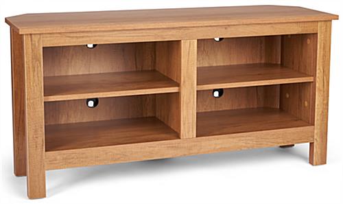 49-inch wooden TV entertainment center with melamine laminate finish