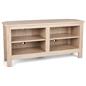 49-inch wooden TV entertainment center with particle board construction