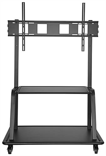 Steel contemporary mobile TV mount