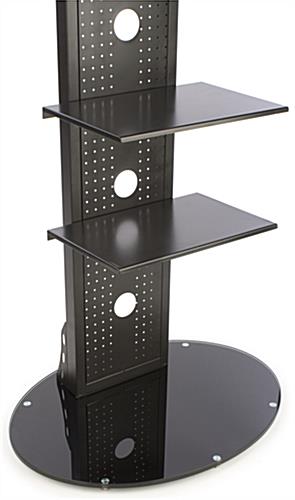 Monitor Stand with Shelves
