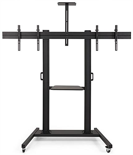 Double screen tv stand is VESA compatible 