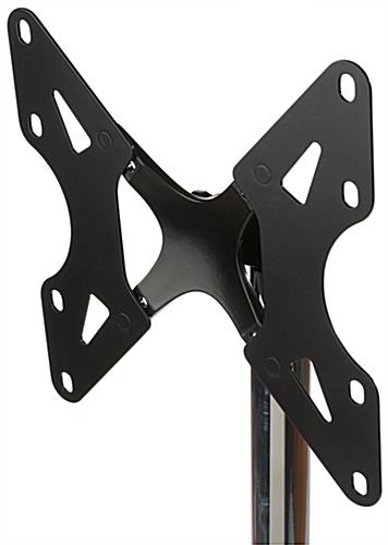 TV Mount Pole with Attachable Bracket Extenders