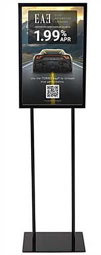22" x 28" Steel Poster Stand With Top Loading Frame