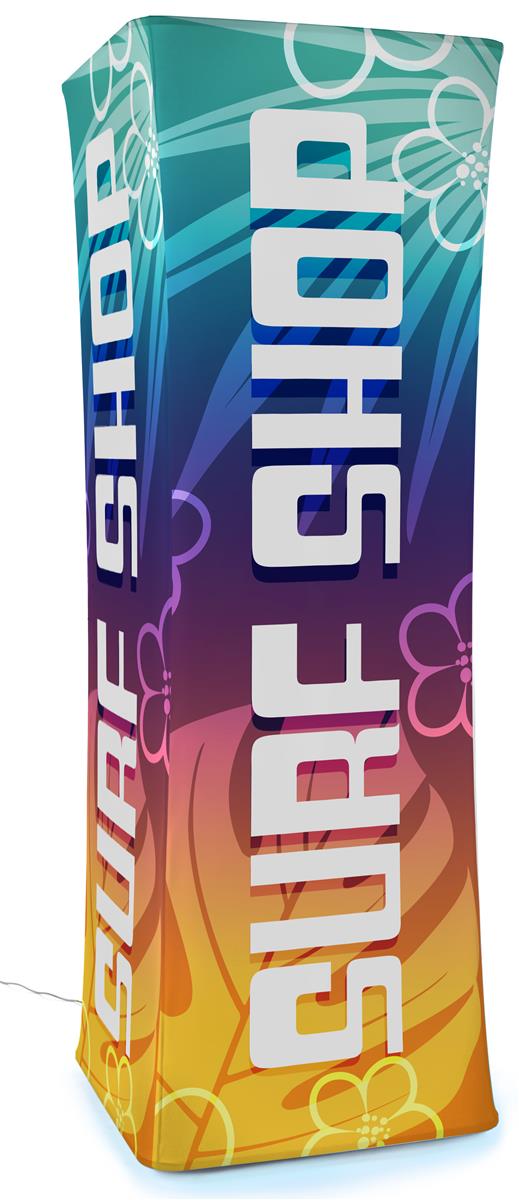 Backlit Inflatable Tower | WaveLight Air w/ Wrap-Around Graphics