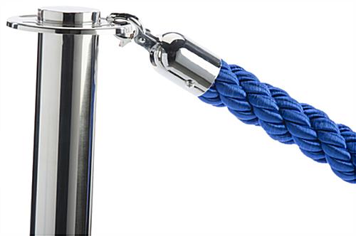 Blue Theater Rope with (2) Posts