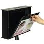 Secure Drop Box Stand For Hotel Keys With Anti-Theft Interior Panel