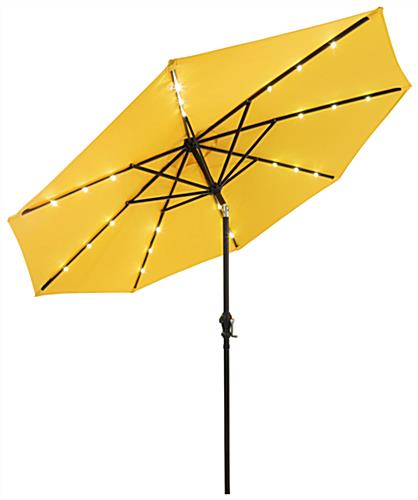 Restaurant Umbrella | Customized Yellow Canopy