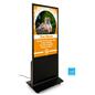 Digital poster with 55" touch screen and black base