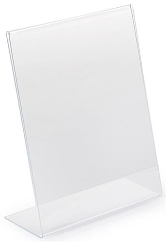 8 x 10 Custom Acrylic Slanted Sign Holder