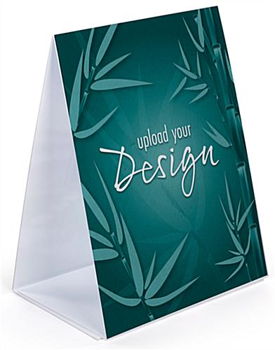 UV-printed custom fold a-frame sign