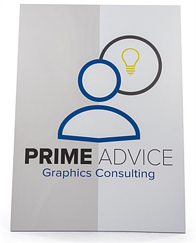 floorstanding triangle corrugated plastic signs