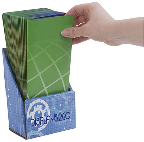 Custom Cardboard Brochure Holder, Full Color
