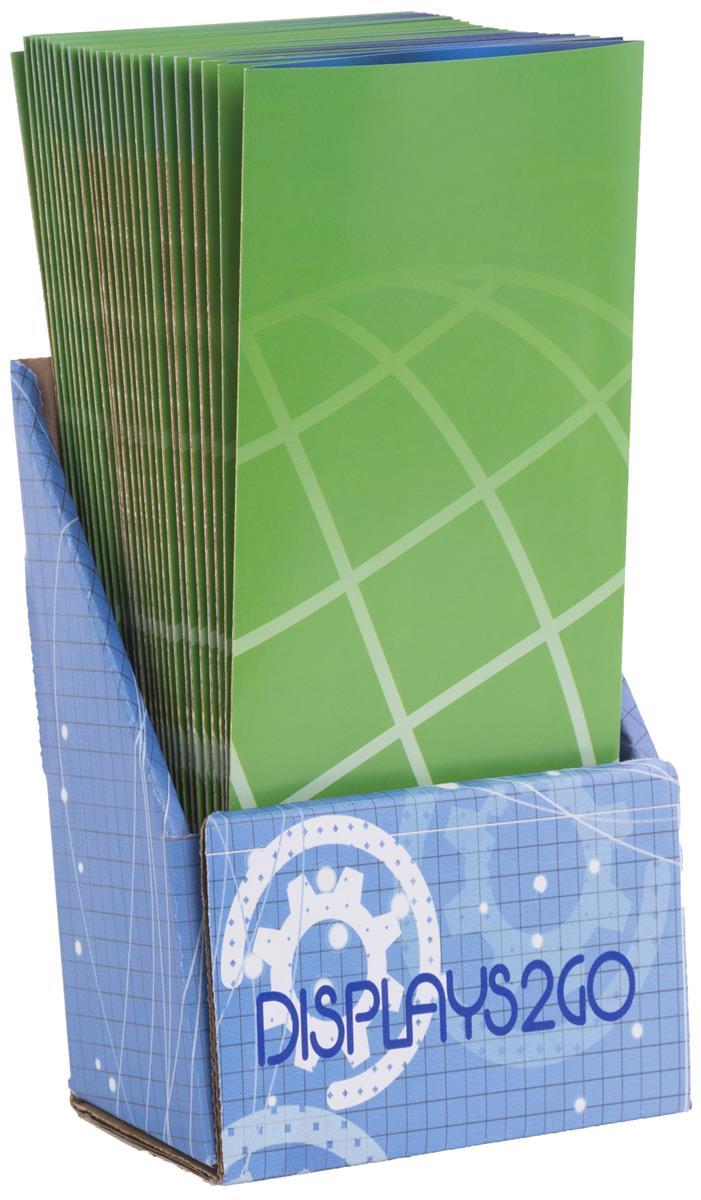 Custom Cardboard Brochure Holder w/ UV Printing