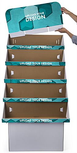 Custom Cardboard Floor Displays for Brand Advertising