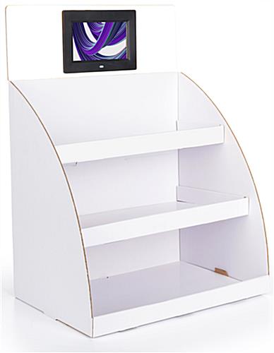Branded digital custom cardboard POP countertop display