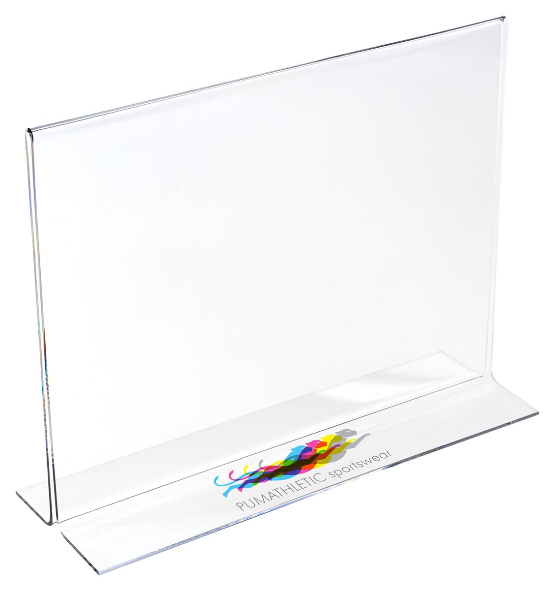 8.5"x11" Acrylic Insert Acrylic Sign Holder for Table Tops Swing Sign Holder 