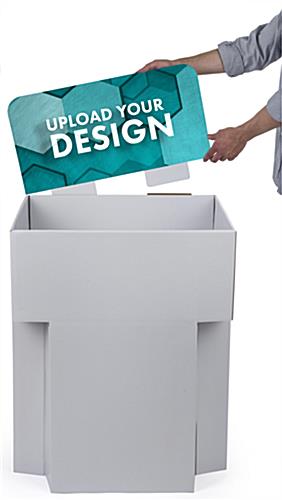 Customized Cardboard Dump Bin Displays for Point of Sale Locations