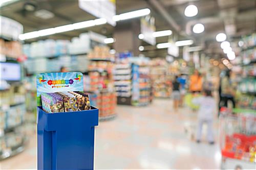 Customized Retail Display Cardboard Bins for Grocery Stores