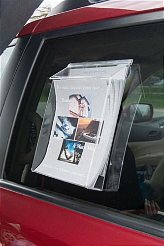Suction Cup Brochure Holder