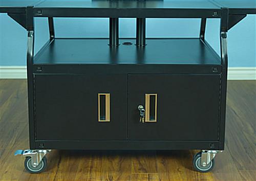 Flat Screen Cart with Large Top Shelf