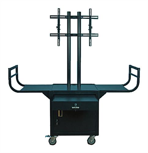 Plasma TV Cart with Twin Posts