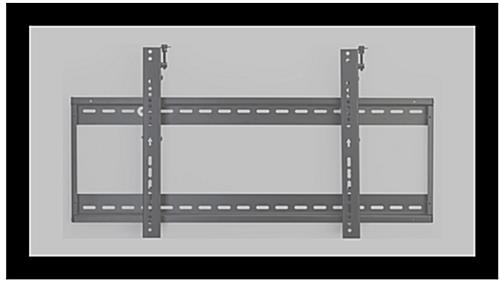 Video wall mount for flat panel TVs