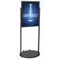Black 22 x 28 Wheeled Poster Stand, Portable