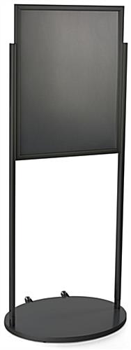 Black 22 x 28 Wheeled Poster Stand