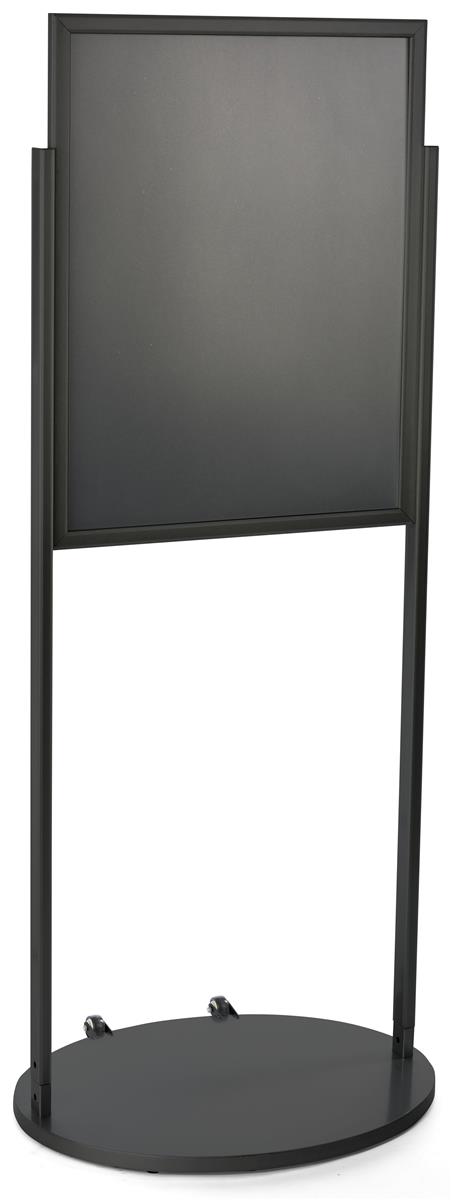 Black 22 x 28 Wheeled Poster Stand
