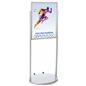 Silver 22 x 28 Wheeled Poster Stand for Graphics