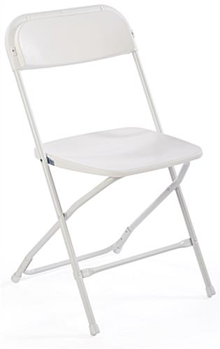 Chair with Stretch Cover, Plastic & Steel Construction