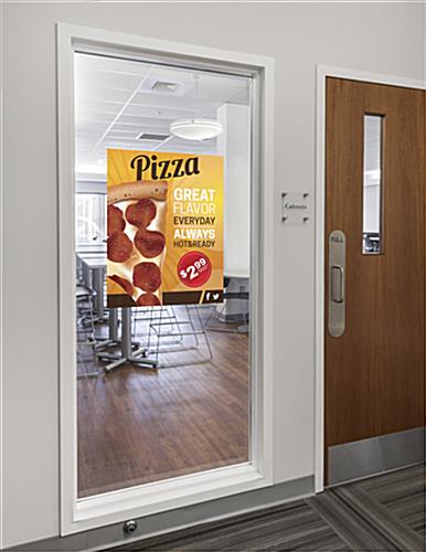 22 x 28 Static Cling Window Sign for Smooth Surfaces