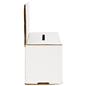Custom cardboard enter to win box with simplistic design