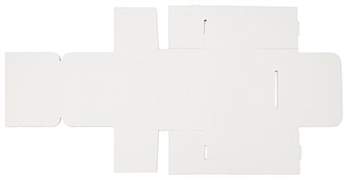 Custom cardboard enter to win box with folding construction