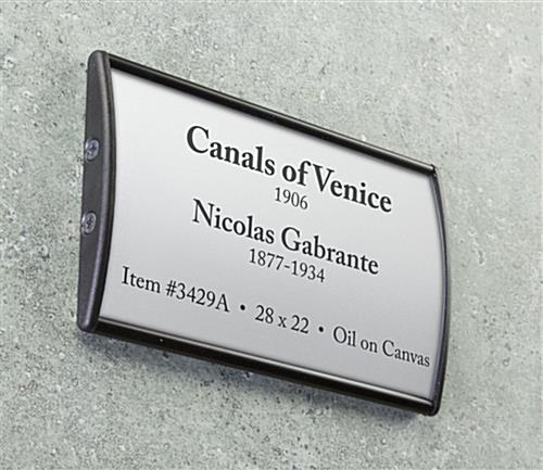 Office Wall Sign Can Be Mounted Vertically Or Horizontally