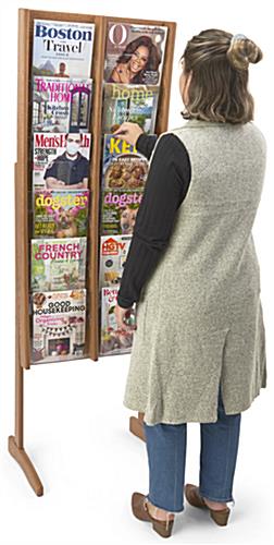 Magazine Rack is great for sharing reading materials 