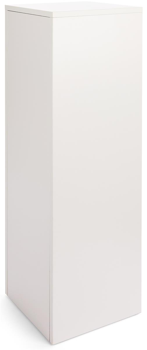 Laminated White Pedestal Stand