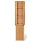 Wood magazine rack with up to 24 pockets 