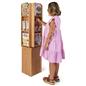 Wood magazine rack is excellent for sharing reading materials 