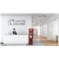 Wood magazine rack is ideal in real estate agencies 