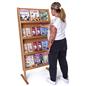 Floor standing magazine holder are great for showcasing a variety of literature 