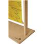 Eco friendly banner stand with floor standing placement style 