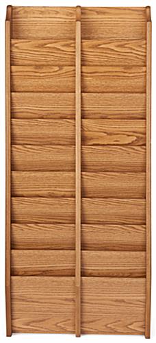 Wood magazine rack wall mount is lightweight 
