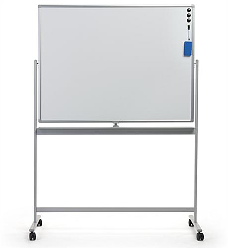 Rolling Whiteboard | 48” x 36” Magnetic Surface