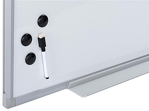 Wall mounted white board with strong aluminum frame