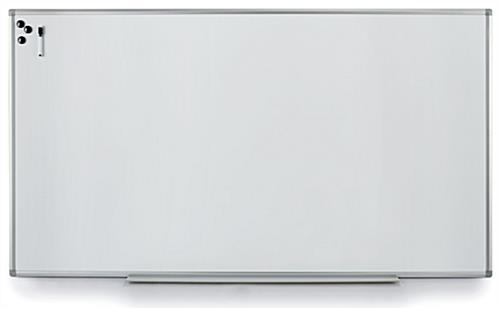 Extra large whiteboard with white magnetic surface