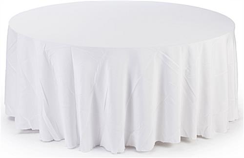 White Round Tablecloths